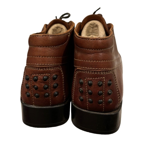 Rare Ghurka shoes leather chukka boots 8.5 new - Picture 5 of 8